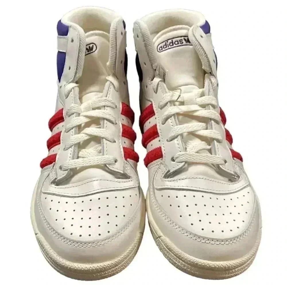 Adidas Original Top Ten RB Cream White Vivid Red Women 7.5 Athletic Shoes HQ1480